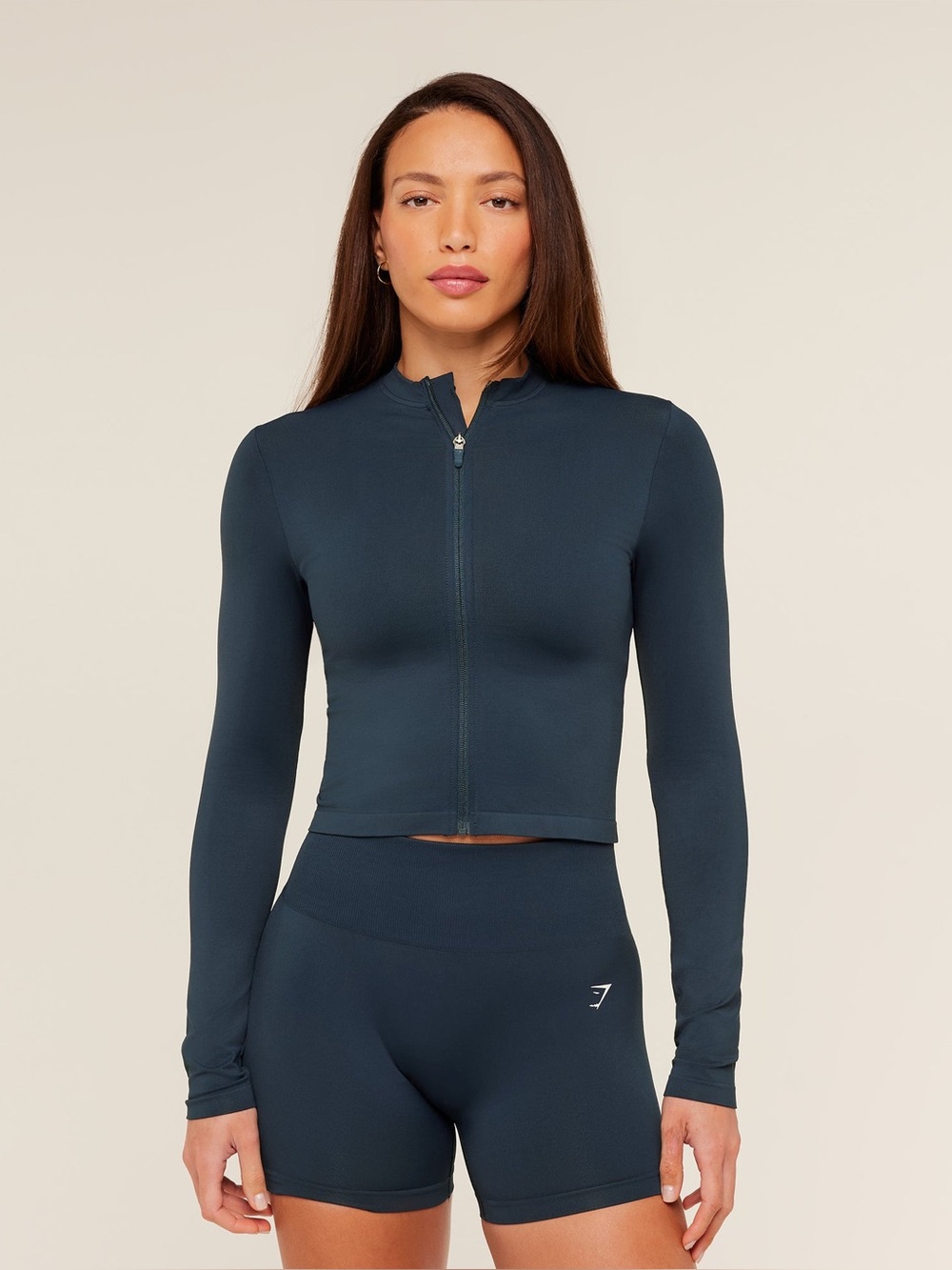 GYMSHARK EVERYDAY SEAMLESS ZIP TRACKTOP